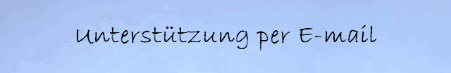 Unterst&uuml;tzung per E-mail